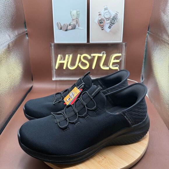 Skechers Slip-ins Ultra Flex 3.0 Right Away Black Men’s Sz 14 (Wide) main image 5